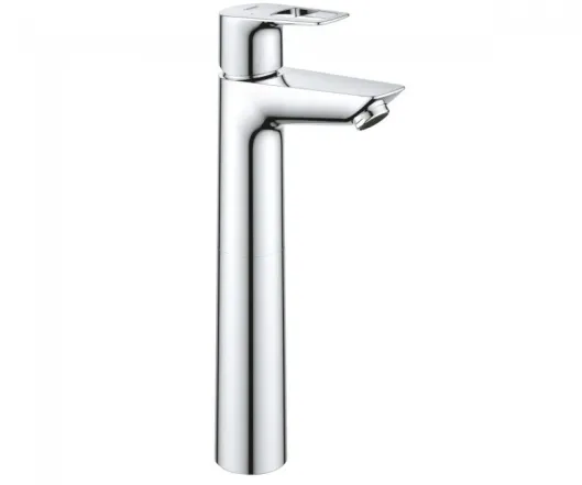 Смеситель для умывальника высокий Grohe BauLoop New XL-Size без донного клапана, хром (23764001)