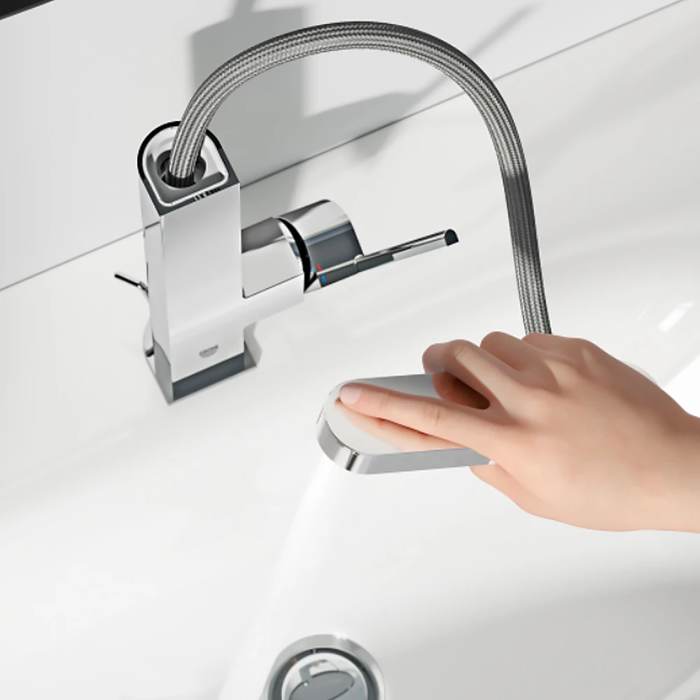Смеситель для умывальника Grohe Plus L-Size, хром (23844003) Фото - 2