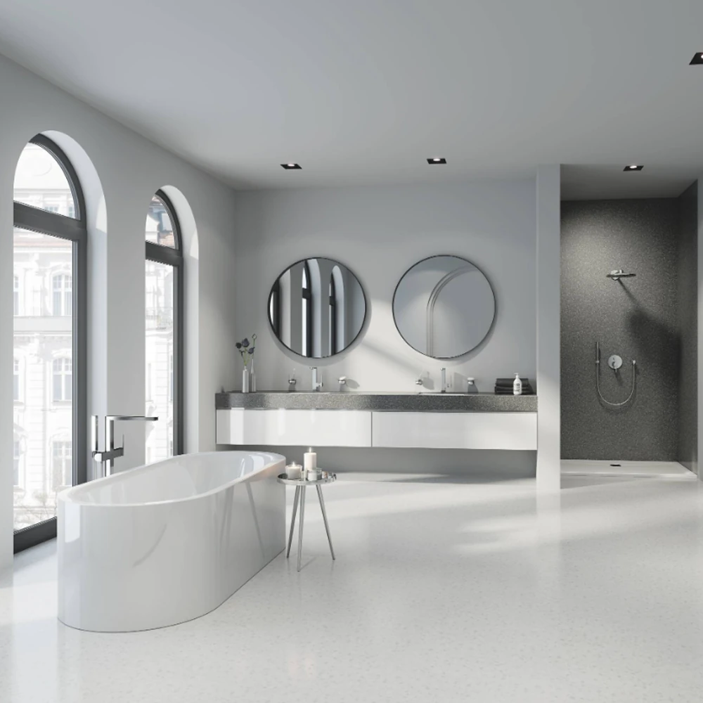 Змішувач для ванни підлоговий Grohe Plus, хром (23846003) Фото - 3