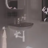 Змішувач для раковини Grohe BauLoop New S-Size + нажимний донний клапан (23878001) Фото - 1