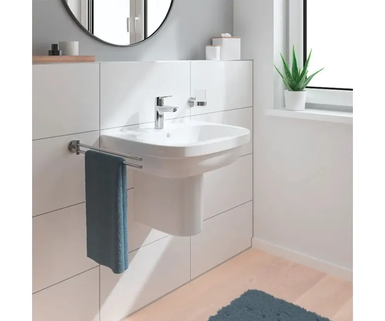 Смеситель для умывальника Grohe Eurosmart New однорычажный, нажимной донный клапан, S-Size, хром (23922003) Фото - 4