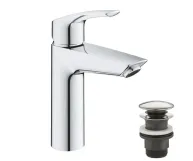 Змішувач для умивальника Grohe Eurosmart, одноважільний, хром (23923003)