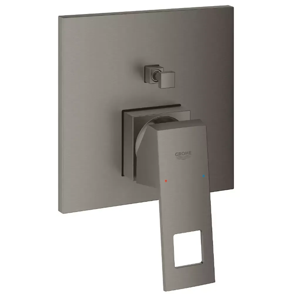 Смеситель для ванны скрытого монтажа Grohe Eurocube наружная часть для 35600000, темный графит (24062AL0)