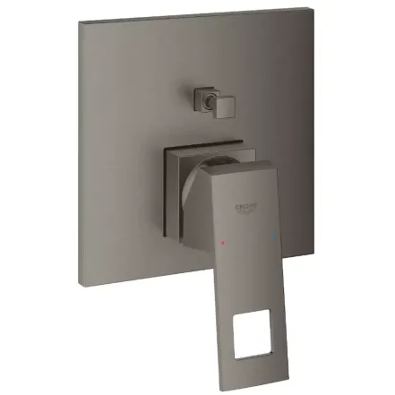Смеситель для ванны скрытого монтажа Grohe Eurocube наружная часть для 35600000, темный графит (24062AL0)