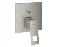 Смеситель для ванны Grohe Eurocube скрытого монтажа, наружная часть для 35600000, сталь (24062DC0)