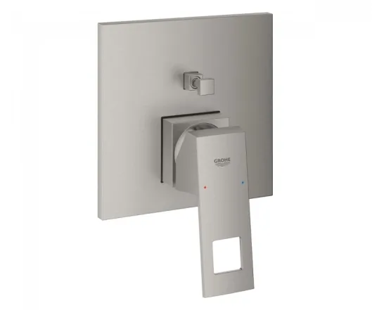 Смеситель для ванны Grohe Eurocube скрытого монтажа, наружная часть для 35600000, сталь (24062DC0)