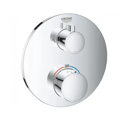 Термостат для душа Grohe Grohtherm с переключателем на 2 положения верхний/ручной душ (24076000)