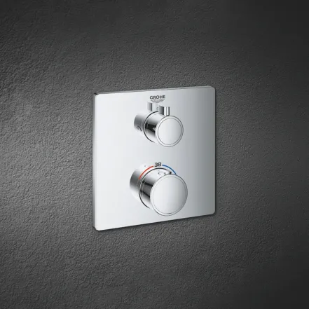 Смеситель скрытого монтажа для душа Grohe Grohtherm Thermostatic с термостатом, хром (24079000)