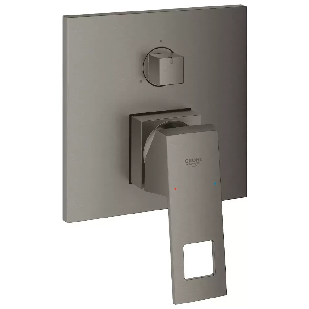 Смеситель для душа Grohe Eurocube с переключателем на 3 положения, темный матовый графит (24094AL0)