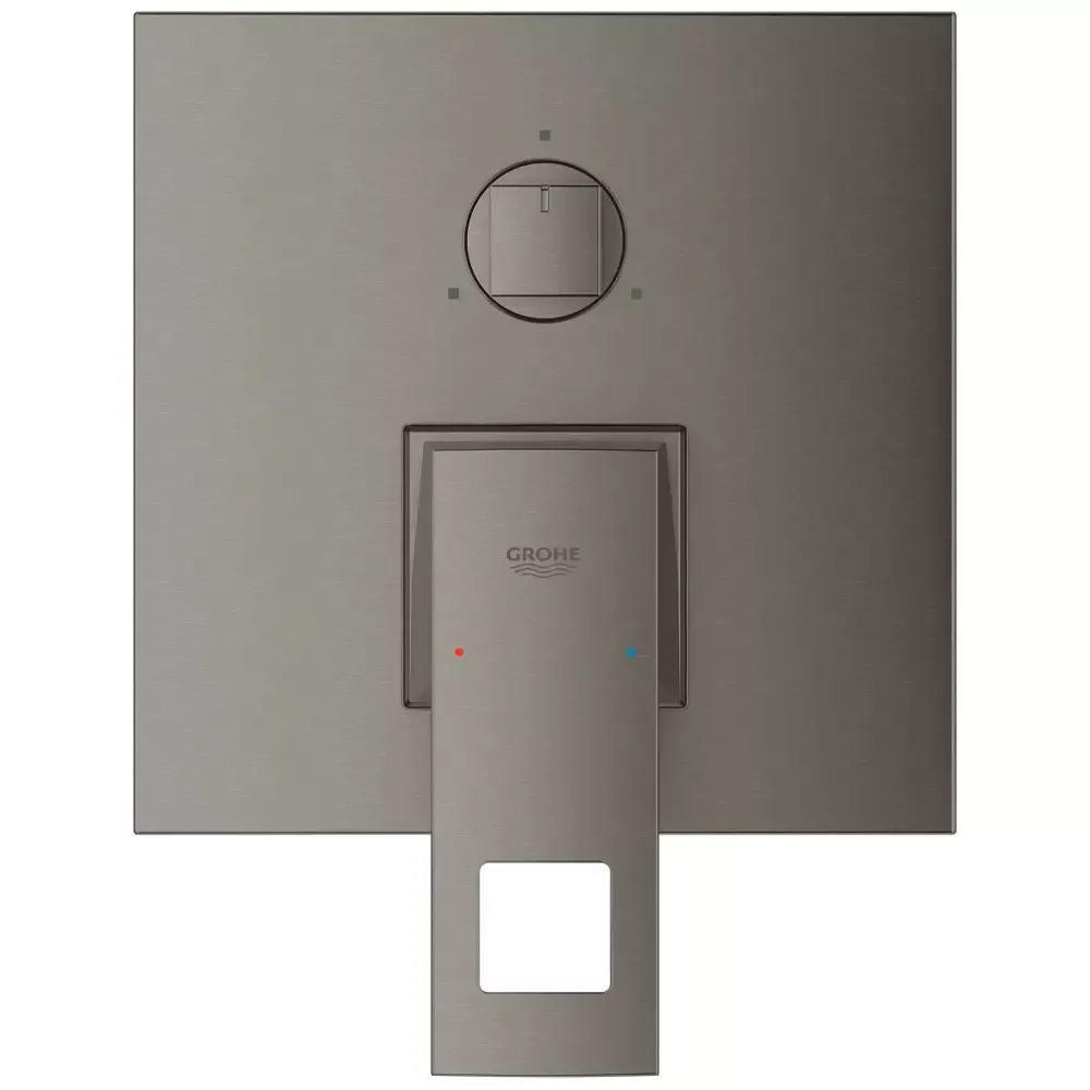 Смеситель для душа Grohe Eurocube с переключателем на 3 положения, темный матовый графит (24094AL0) Фото - 1