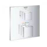 Термостат для душа с переключателем на 2 положения Grohe Grohtherm Cube Termostatic (24154000)