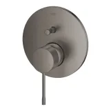 Змішувач одноважільний Grohe Essence на 2 виходи, зовнішня частина, brushed hard graphite (24167AL1) Фото - 3