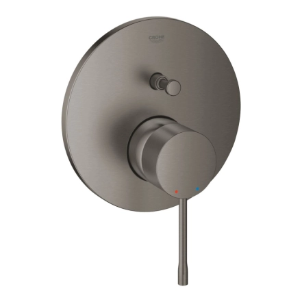 Змішувач одноважільний Grohe Essence на 2 виходи, зовнішня частина, brushed hard graphite (24167AL1)