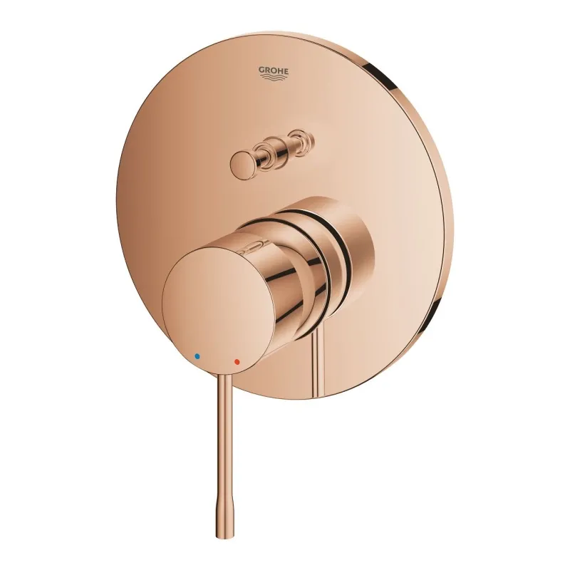 Смеситель однорычажный Grohe Essence на 2 выхода, наружная часть, warm sunset (24167DA1) Фото - 3