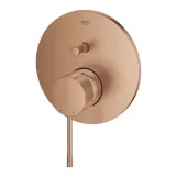 Смеситель однорычажный Grohe Essence на 2 выхода, наружная часть, brushed warm sunset (24167DL1) Фото - 3