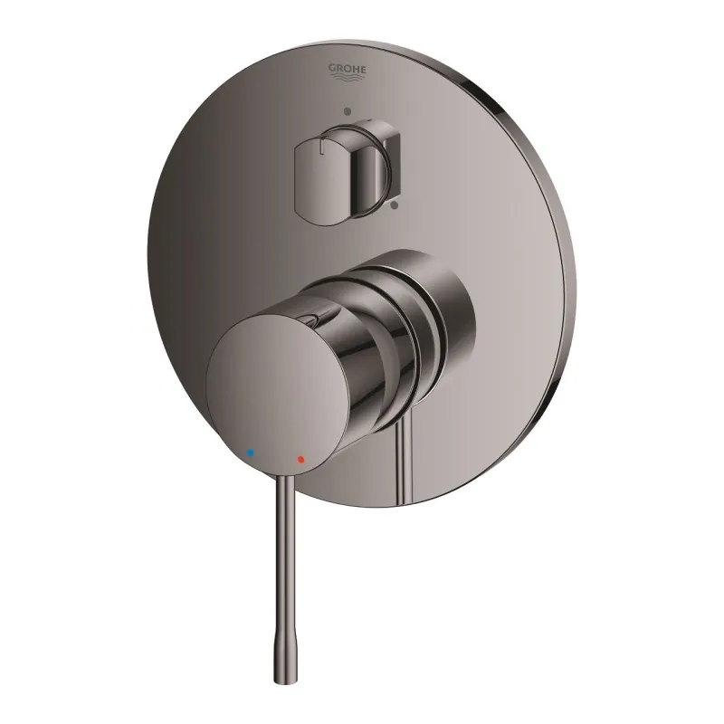 Змішувач одноважільний Grohe Essence з триходовим перемикачем, hard graphite (24169A01) Фото - 3