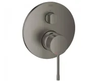 Смеситель однорычажный Grohe Essence с трехходовым переключателем, brushed hard graphite (24169AL1)