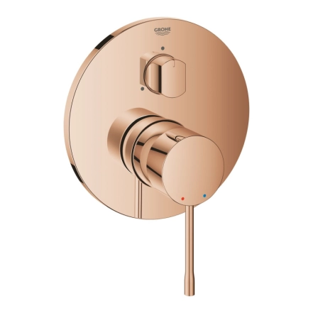Смеситель однорычажный Grohe Essence с трехходовым переключателем, warm sunset (24169DA1)
