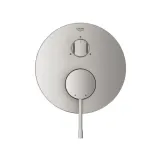 Смеситель однорычажный Grohe Essence с трехходовым переключателем, supersteel (24169DC1) Фото - 1