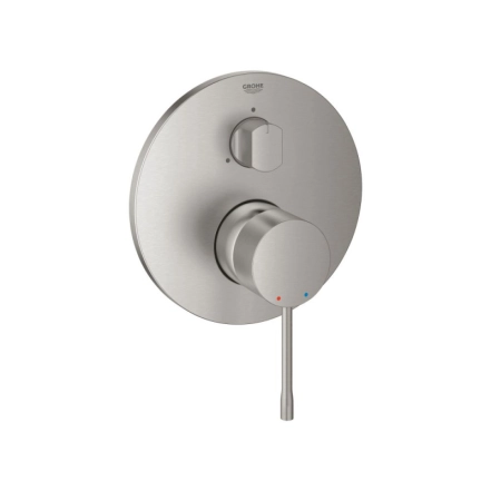 Змішувач одноважільний Grohe Essence із триходовим перемикачем, supersteel (24169DC1)