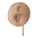 Змішувач одноважільний Grohe Essence з триходовим перемикачем, brushed warm sunset (24169DL1)