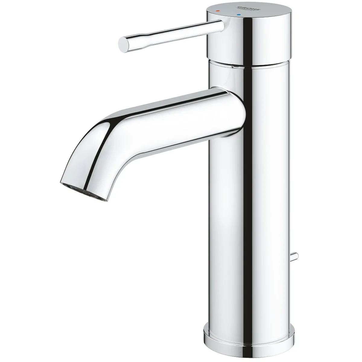 Змішувач для умивальника Grohe Essence New з донним клапаном, хром (24171001) Фото - 2