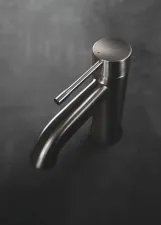 Смеситель для умывальника Grohe Essence с донным клапаном, brushed hard graphite (24171AL1) Фото - 2