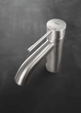 Смеситель для умывальника Grohe Essence, латунь с донным клапаном DN 15 размер S, сталь (24171DC1) Фото - 2