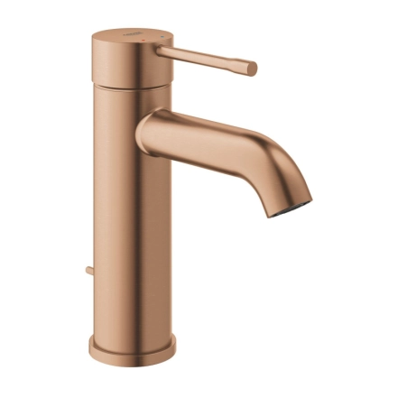 Змішувач для умивальника Grohe Essence з донним клапаном, brushed warm sunset (24171DL1)