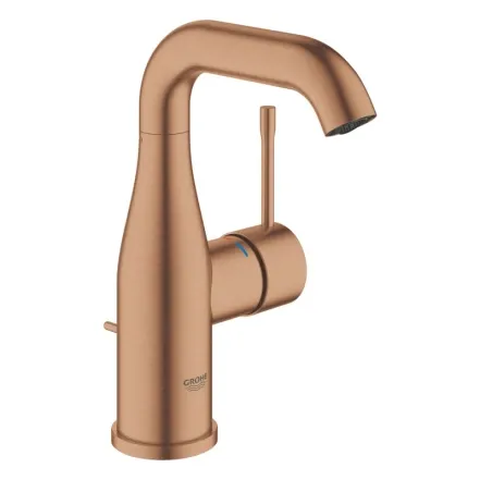 Смеситель для умывальника Grohe с донным клапаном Essence, brushed warm sunset (24173DL1)