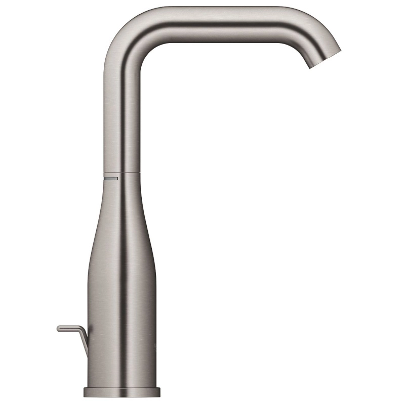 Змішувач для умивальника Grohe Essence New L-Size з донним клапаном, brushed hard graphite (24174AL1) Фото - 2