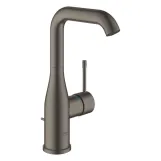 Смеситель для умывальника Grohe Essence New L-Size с донным клапаном, brushed hard graphite (24174AL1)