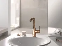 Змішувач для умивальника Grohe Essence New L-Size з донним клапаном, warm sunset (24174DA1) Фото - 2