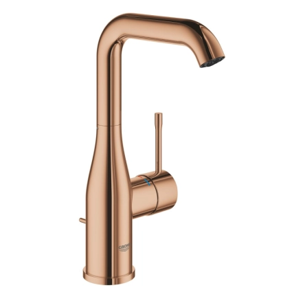 Змішувач для умивальника Grohe Essence New L-Size з донним клапаном, warm sunset (24174DA1)