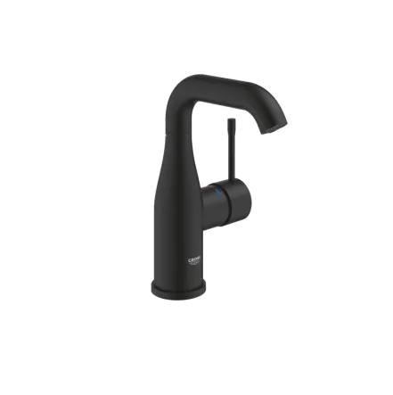 Змішувач для умивальника Grohe Essence New M-Size, чорний (24176KF1)