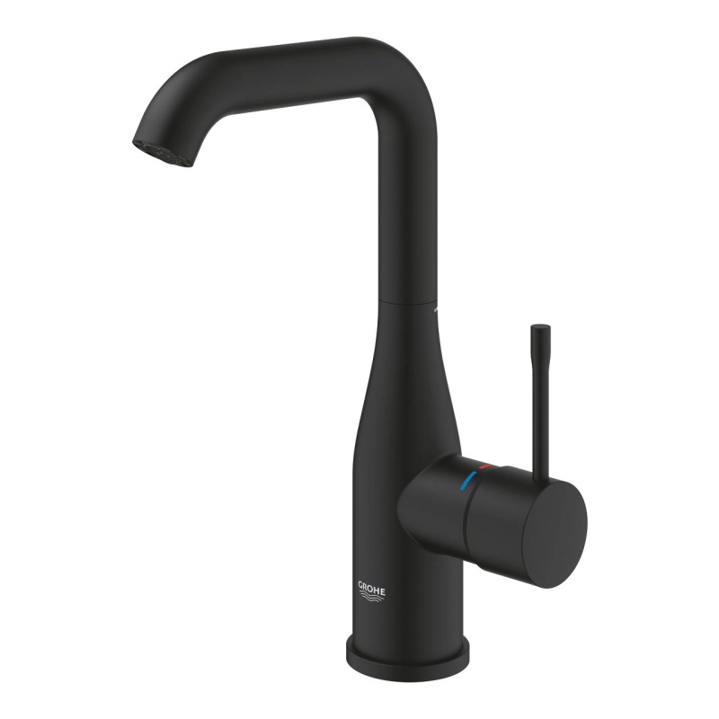 Смеситель для умывальника Grohe Essence New L-Size, черный матовый (24177KF1) Фото - 2