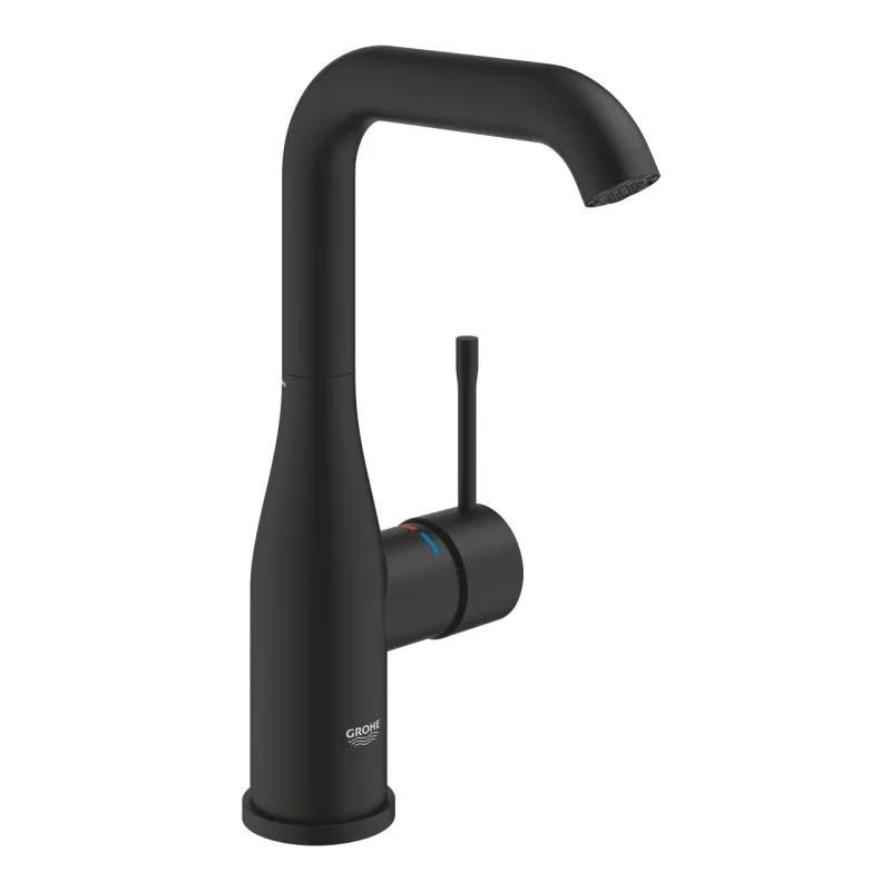 Змішувач для умивальника Grohe Essence New L-Size, чорний матовий (24177KF1)