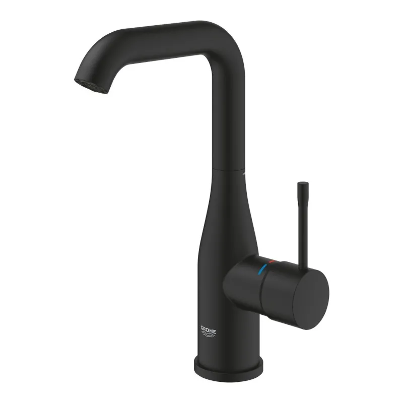 Змішувач для умивальника Grohe Essence New L-Size, чорний матовий (24177KF1) Фото - 2