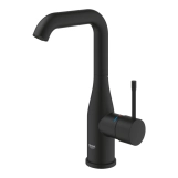 Смеситель для умывальника Grohe Essence New L-Size, черный матовый (24177KF1) Фото - 2