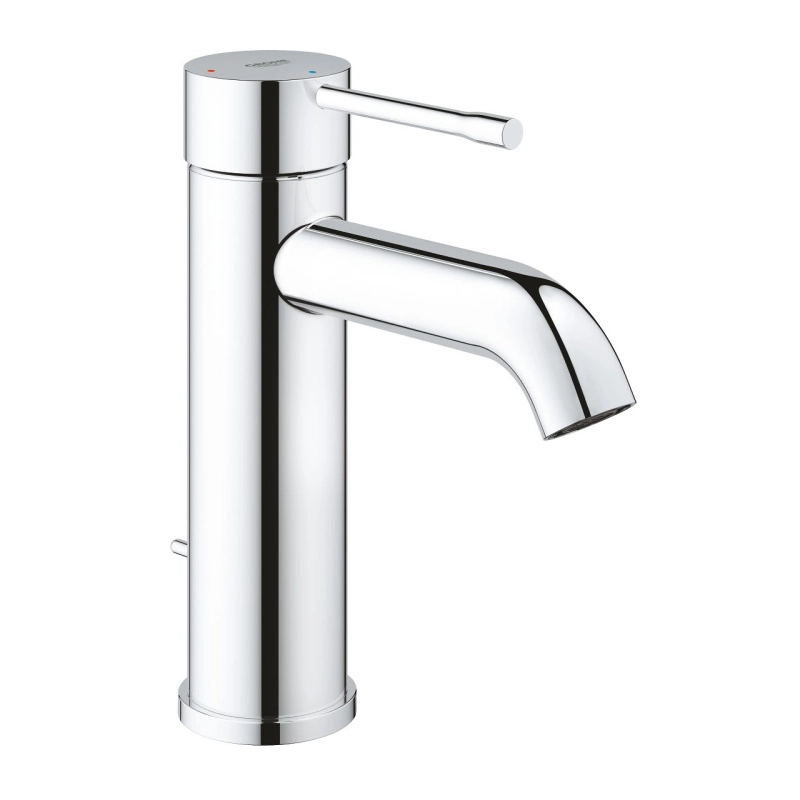 Змішувач для умивальника Grohe Essence New S-Size з донним клапаном, хром (24180001)
