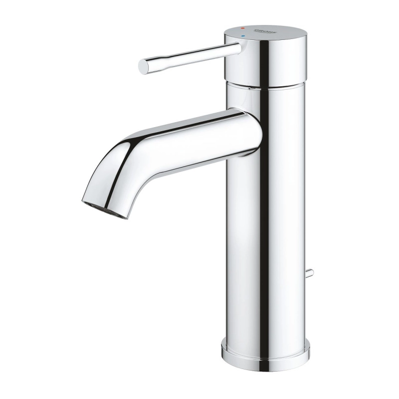 Змішувач для умивальника Grohe Essence New S-Size з донним клапаном, хром (24180001) Фото - 3