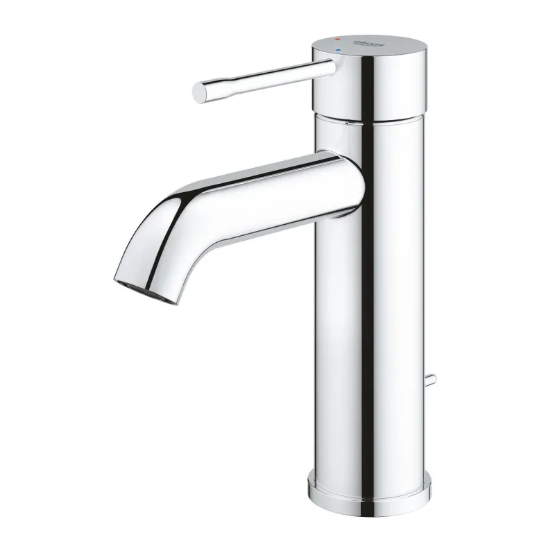 Смеситель для умывальника Grohe Essence New S-Size с донным клапаном, хром (24180001) Фото - 3