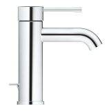 Змішувач для умивальника Grohe Essence New S-Size з донним клапаном, хром (24180001) Фото - 1