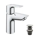 Смеситель для раковины Grohe QuickFix Start Edge S-Size 24199001 с донным клапаном