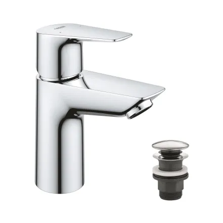 Смеситель для раковины Grohe QuickFix Start Edge S-Size 24199001 с донным клапаном