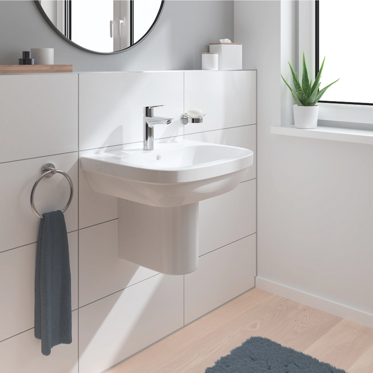 Смеситель для раковины Grohe QuickFix Start M-Size 24204002 Фото - 5