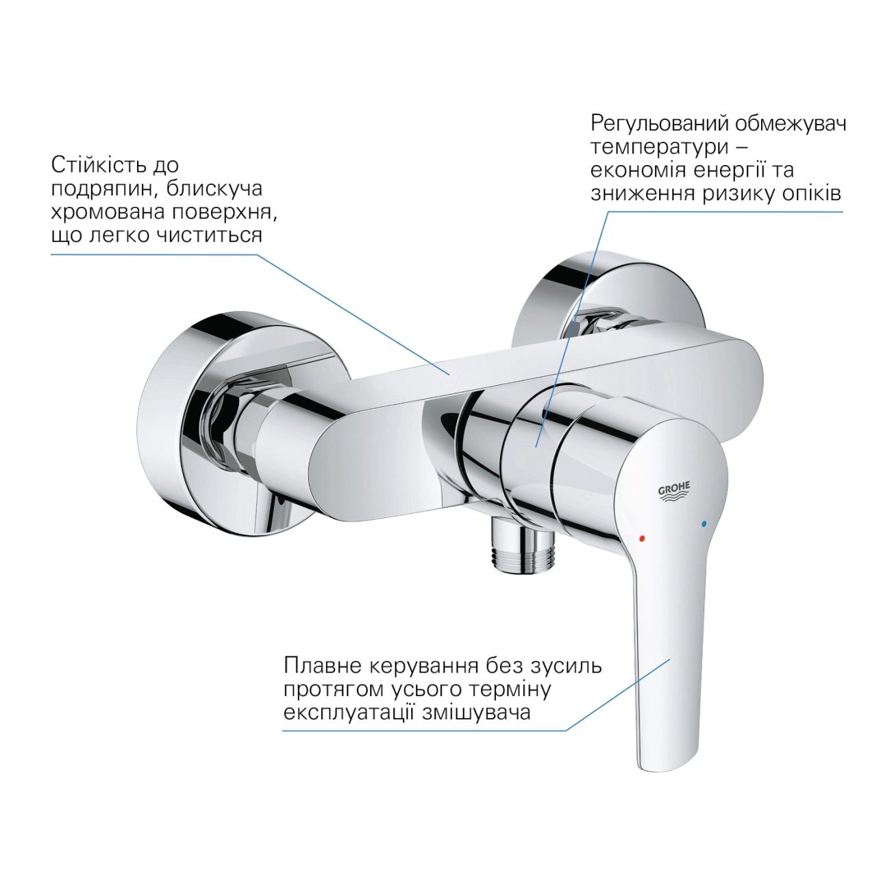 Змішувач для душу Grohe QuickFix Start 24208002 Фото - 4
