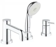 Смеситель для ванны Grohe BauClassic, однорычажный на 3 отверстия