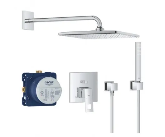 Душевая система скрытого монтажа Grohe Eurocube с верхним душем латунь хром 25238000