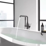 Змішувач для ванни Grohe Essence окремостоящий, brushed hard graphite (25248AL1) Фото - 2